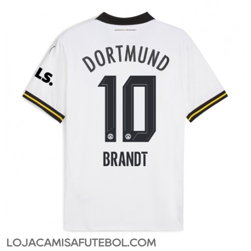 Camisa de Futebol Borussia Dortmund Julian Brandt #10 Equipamento Alternativo 2024-25 Manga Curta